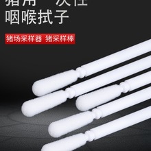 一次性猪用咽拭子采样器一次性咽喉式子采样管用咽喉拭子