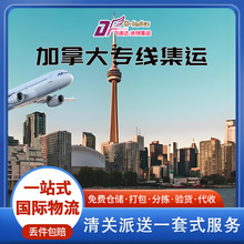 加拿大专线国际物流 海空运双清包税到门大小件快递加拿大集运专