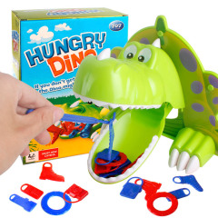Hungry dinosaur feeding, quick-sighted and biting dinosaur, children's educational toy, family party tabletop game