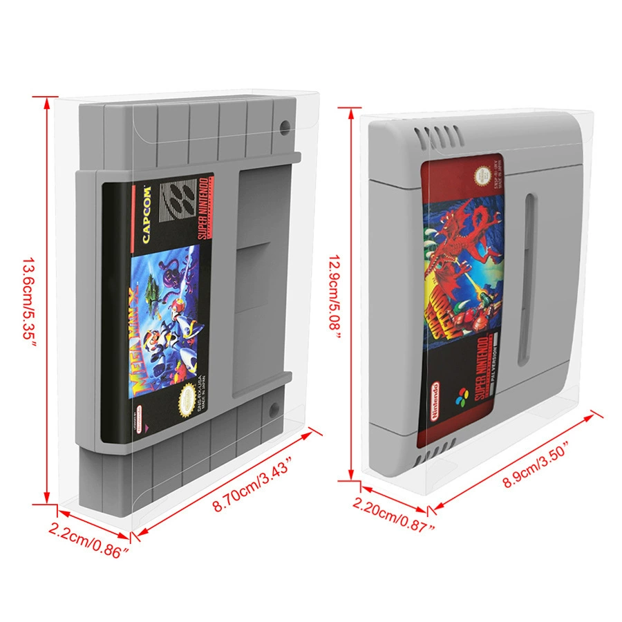 Защитительный кожух (чехол) для карт SNES SFC, коробка для хранения, дисплей-бокс, защита картриджа SNES