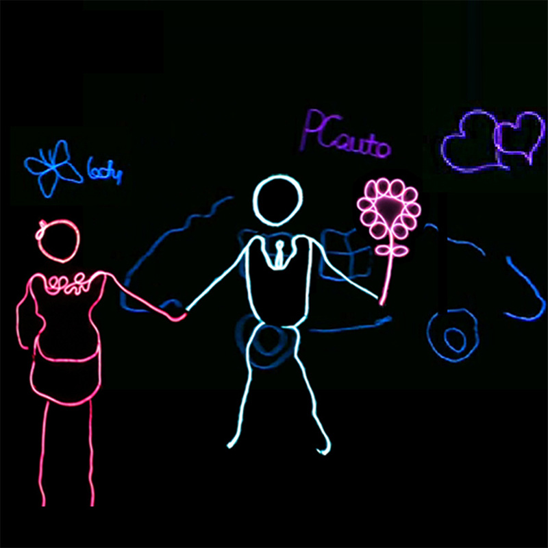 escenario led ropa luminosa IT joven hombre fluorescente rendimiento ropa de luz nocturna espectáculo de la escuela de espectáculo de luces accesorios