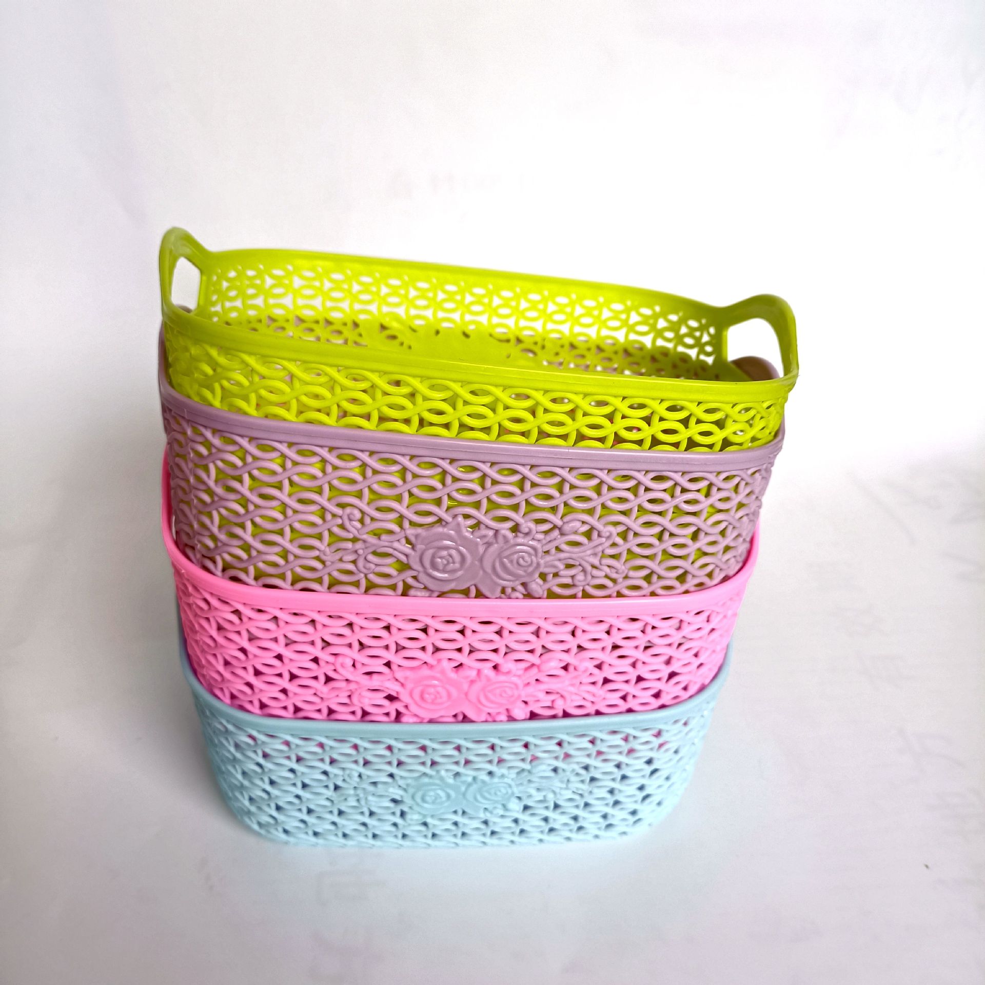 Cesta de acabado cuadrada Cesta de almacenamiento