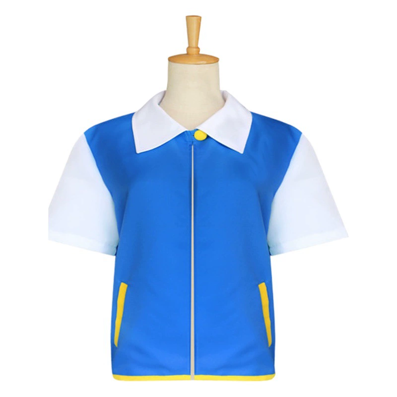 Детский Pokemon Cosplay Pokémon Xiaozhi Cosplay Внешняя торговля куртка аниме одежда спот