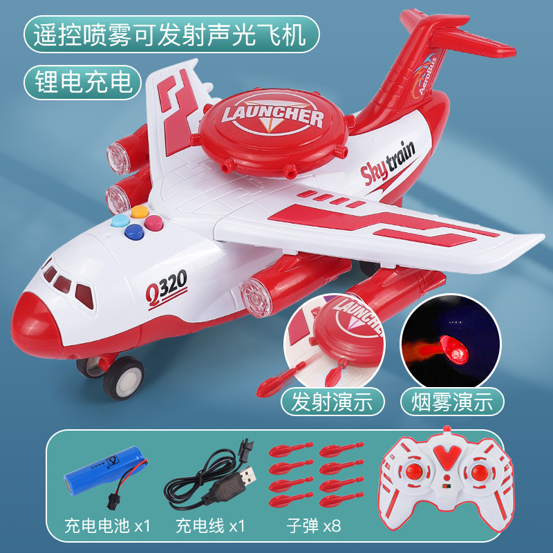 Auto Parts and Accessories | sanmyushi Car - extra-large-airplane-remote-control-spraylaunch-red-rechargeable