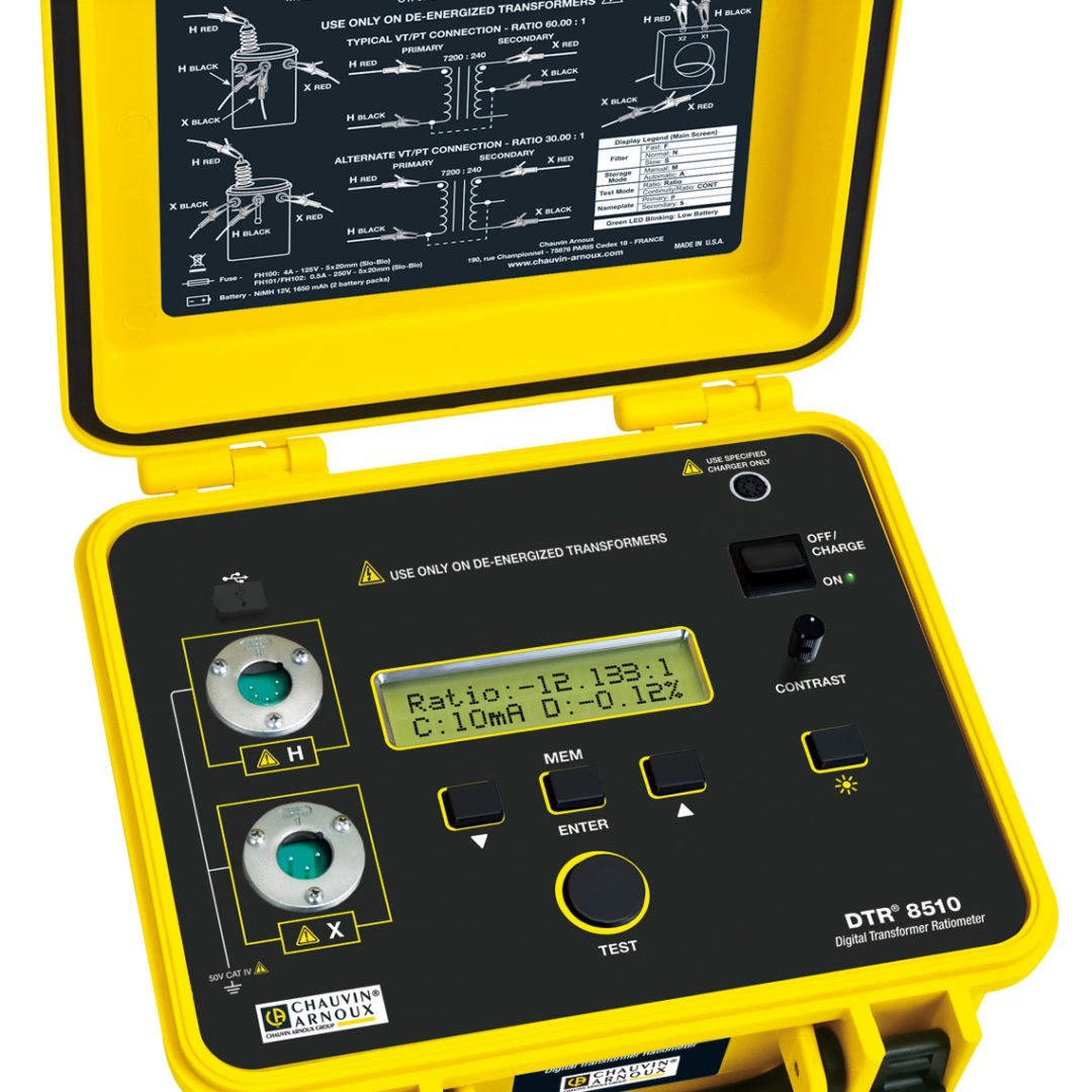 Французский тестер коэффициента обмотки трансформатора Chauvin Arnoux DTR8510 CA DTR8510