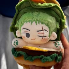 海贼王索隆10cm棉花娃娃葫芦毛绒高颜值可爱公仔玩偶q版新年礼物