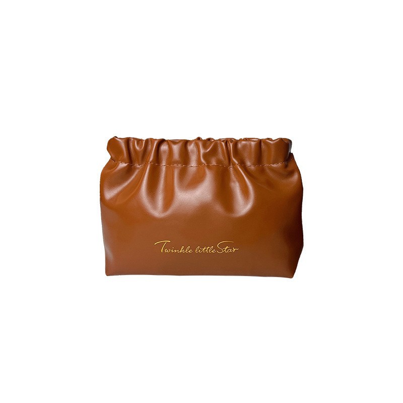 Bolsa de maquillaje de moda coreana llave lápiz labial bolsa de almacenamiento de bala cerrada automáticamente bolsa de almacenamiento de bala bolsa de cambio portátil