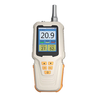 Oxygen Detector O2 Tester Temperature and Humidity Meter High Sensitivity Oxygen Concentration Meter Oxygen Detector