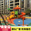 customized children combination Slide European standard Residential quarters outdoor Overhead layer Property combination Slide game equipment