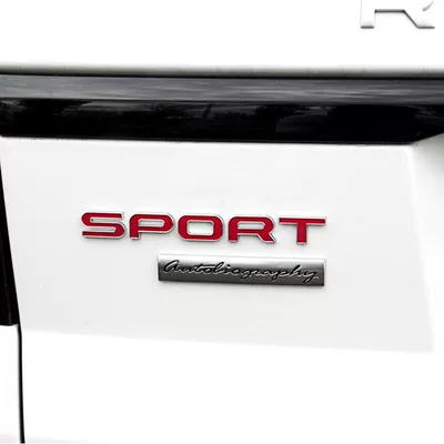 Car logo: Sport high-spec rear emblem, Land Rover