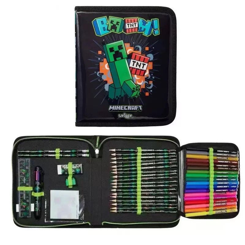 Australia smiggle mochila escolar escuela primaria dibujos animados Minecre-world mochila de gran capacidad mochila bolsa de comida serie