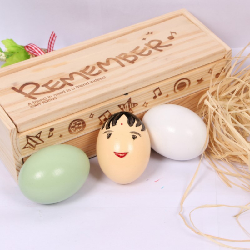 無挂繩5x8cm複活節彩蛋仿真雞蛋兒童 DIY塗鴉畫畫塑料蛋模型