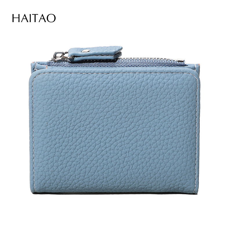 Nuevo estilo simple transfronterizo simple corto estilo japonés billetera de damas de gran capacidad bolsa de cambio