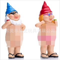 国境を越えたクリスマスプレゼントは庭に小さなドワーフ樹脂工芸品漫画小人像白ひげを飾る