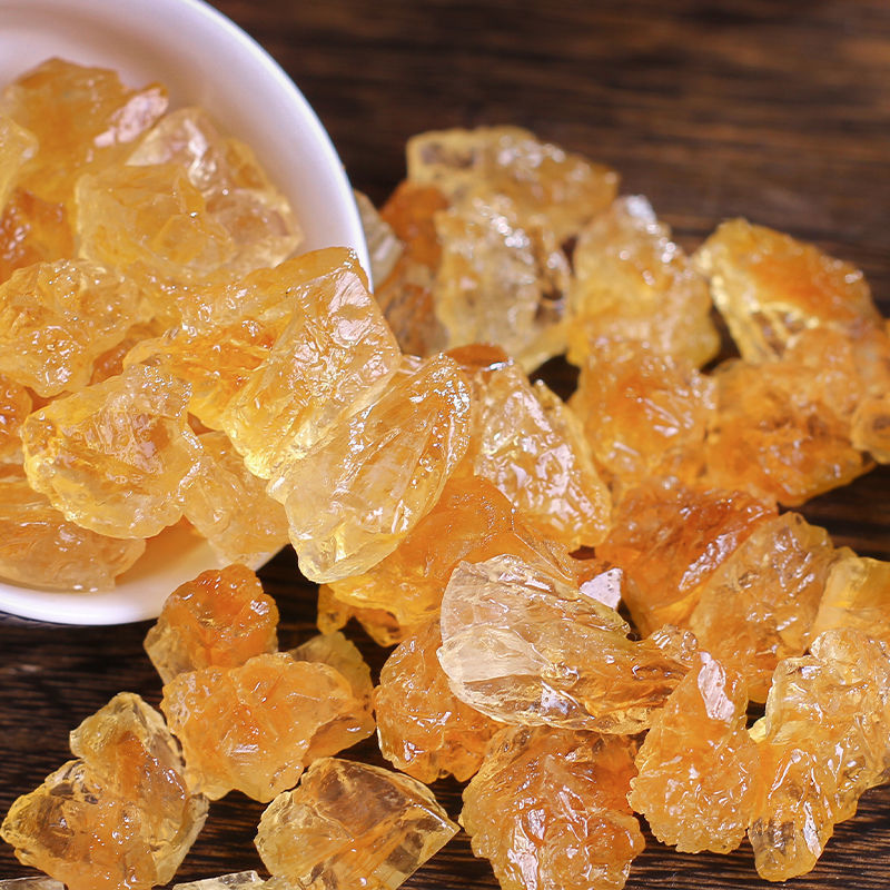 Wholesale yellow rock sugar, old rock sugar, earth sugar, sugarcane multi-crystal small grain yellow rock sugar, old brown sugar from Yunnan