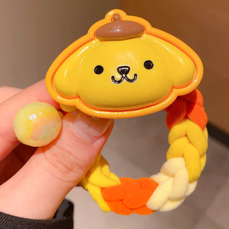 15#푸딩개 땋은 머리끈 - 부드러운 플라스틱 버전