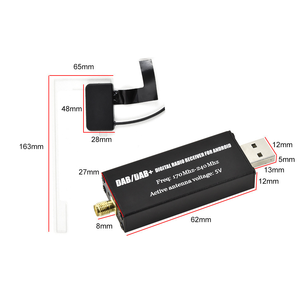 Car Dab+ Radio Android Navigation App Control European Version Portable Radio