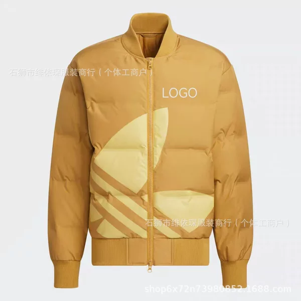 Thickened Winter Cotton Jacket for Men, Wholesale Warm Coat with Hood, Korean Style, Casual and Versatile, 2025
