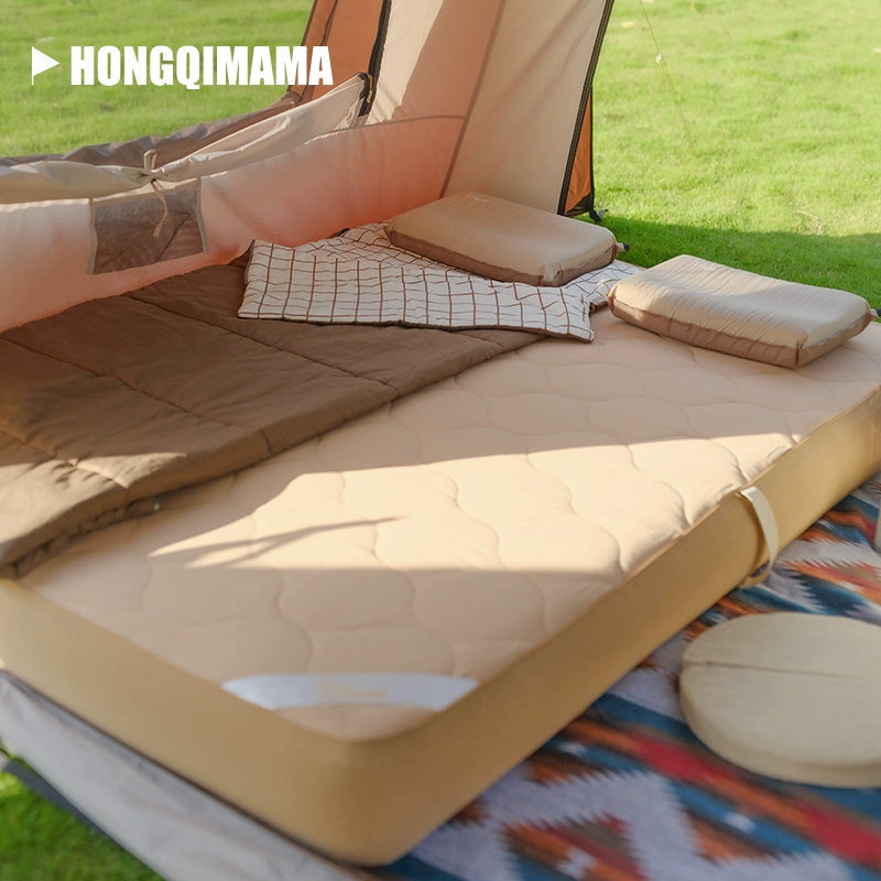 Travel inflatable automatic mattress for camping PVC, air pump