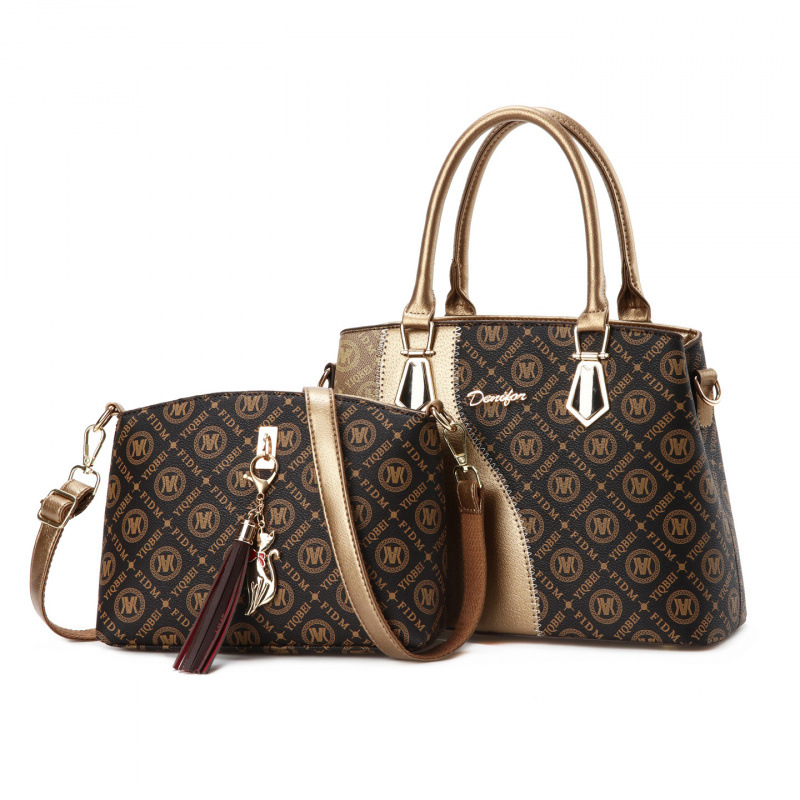 Dos bolsos de dos piezas, bolsos de mano, bolsos de moda, bolsos de hombro de gran capacidad, bolsos de mochila transfronterizos