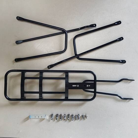 Mountain bike shelf manned disc brake v brake mountain wagon aluminum alloy rear shelf rear hanger