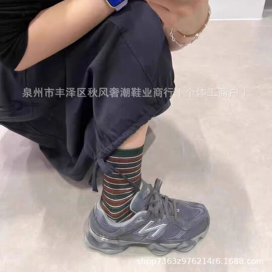 Putian Pure Original High Version NB9060GRY Millennium Elephant Hoof Men's and Women's Torre Shoes Sports Mesh Running Shoes