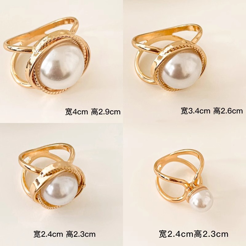 De alta calidad de La Perla de la bufanda de hebilla de la bufanda cuadrada Universal hebilla de cinturón de nudo hebilla accesorios mujer 2023 Nueva broche