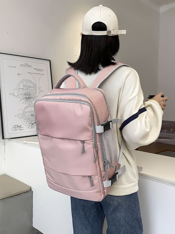 Mochila transfronteriza para niñas, de gran capacidad, multifuncional, con separación de seco y húmedo, para viajes cortos, mochila de maternidad