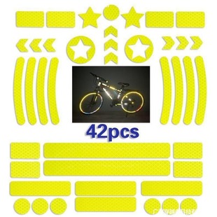 Amazon Cross-border Honeycomb Reflective Sticker Bicycle Electric Vehicle Sticker Night Reflective Logo Grid Pattern Warning Strip