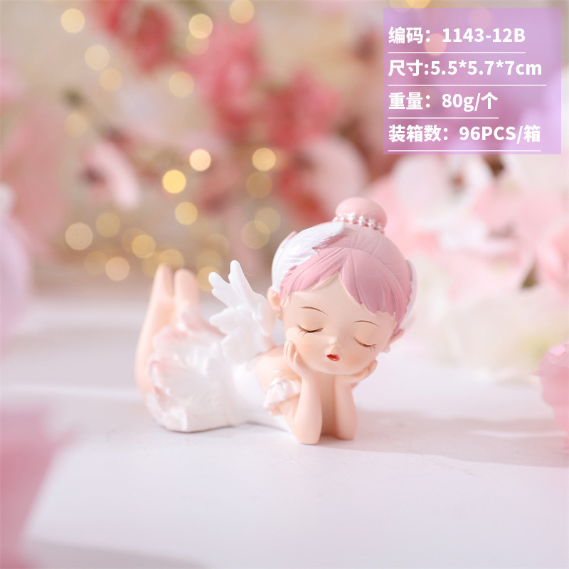 网红热卖白月星河安妮女孩摆件治愈系卡通可爱小众高级感礼品批发|undefined