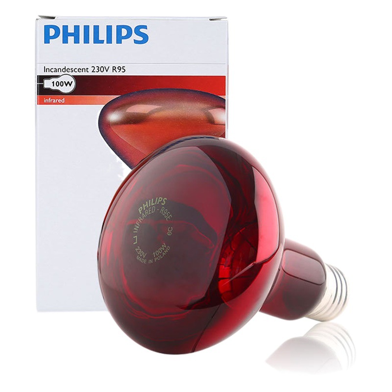 Philips infrarrojos fisioterapia bombilla eléctrica para hornear Kefu grúa Centro de Salud lámpara mágica fisioterapia instrumento hogar bombilla caliente