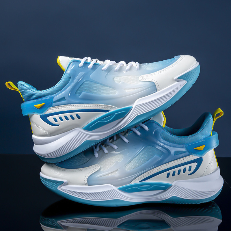 Cross-border New Men's Basketball Shoes Trendy All-match Casual Shoes Foam Sole Comfortable sneaker Youth Foreign Trade Trendy Shoes