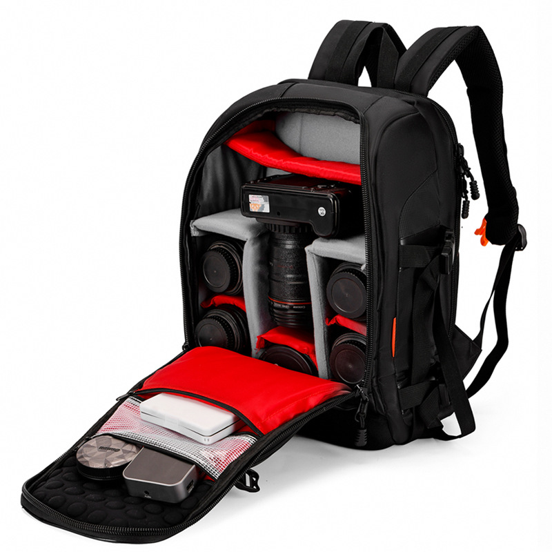 전문 사진 가방 CANON  카메라 가방 어깨 대용량 도난 방지 다기능 보관 남여 배낭