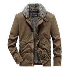 コットンコート男性秋冬新作厚手カシミヤ綿服レトロジャケット男性綿服コート6801