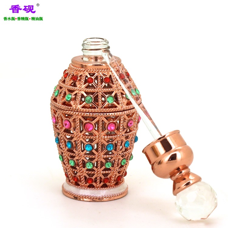 香砚玫瑰金色菠萝弹款香水瓶2.jpg