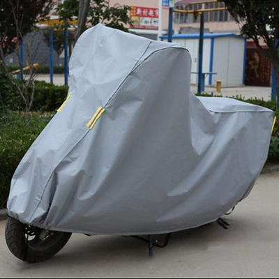 Spot Cotton Thickened Bicycle Cover Electric Car Clothes Rainproof Sunscreen Motorcycle Cover Battery Car Sunscreen Cover (Car clothing) - s-grey