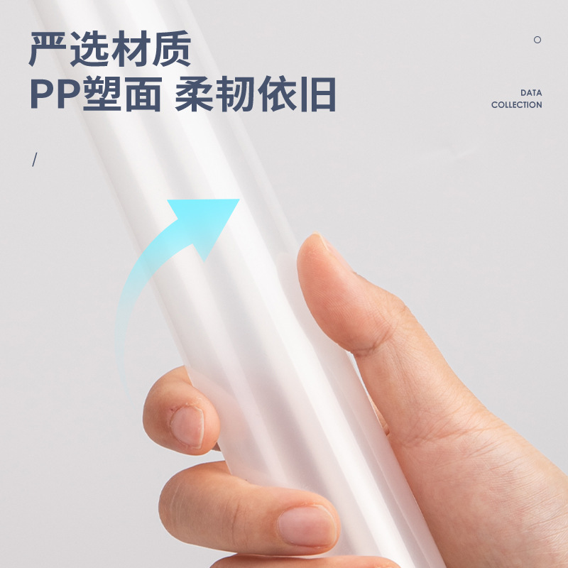 A4 abrazadera de pulso de 25 mm de ancho de espalda abrazadera transparente de carpeta de abrazadera de plástico abrazadera de currículum 63102 blanco