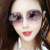 Sunglasses, fashionable glasses, Korean style, fitted, internet celebrity, gradient