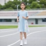 运动速干薄款扎染连衣裙