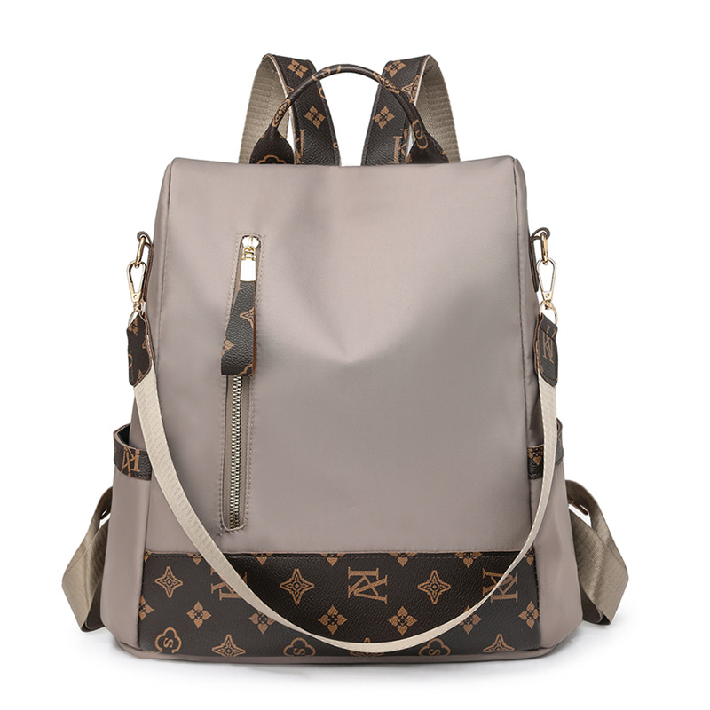 Transfronterizo al por mayor 2024 verano nuevo estilo coreano damas mochila antirrobo moda salvaje mochila de viaje de gran capacidad