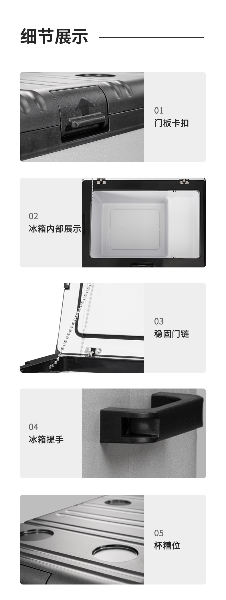 Ice Tiger Compressor Car Refrigerator, Dual-Use for Car and Home, Freezing and Refrigeration, 12V24V Portable C30 Dormitory Mini Refrigerator