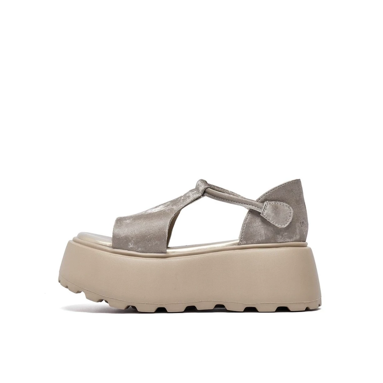 Summer sandals, high comfortable beach footwear platform, french style