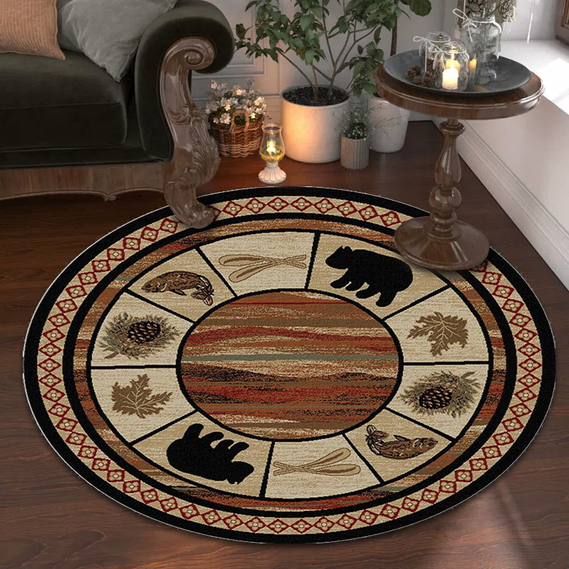 country retro carpet for living room