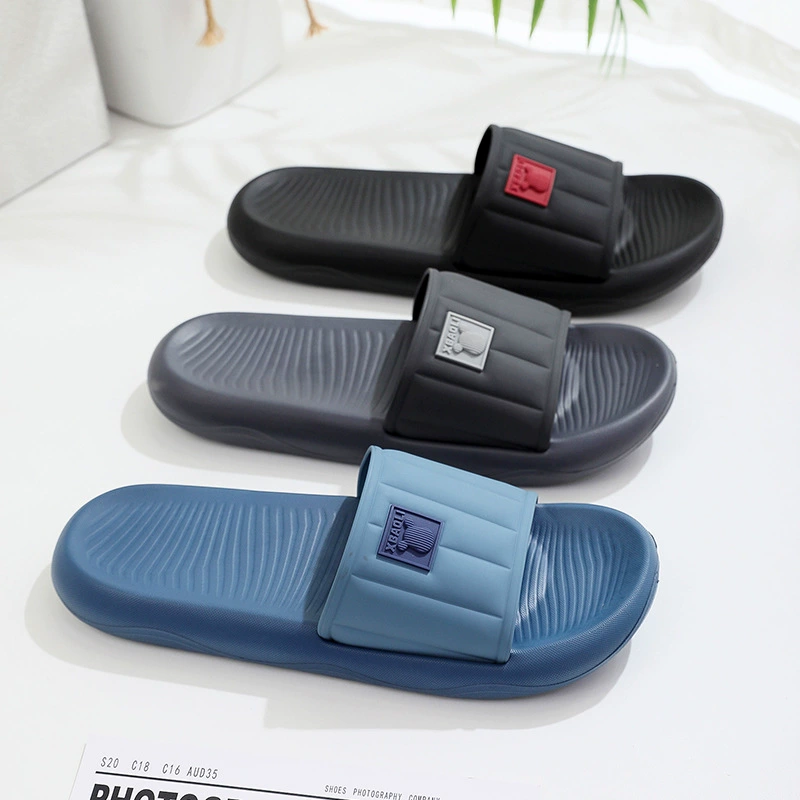 Тапочки большого размера, мужская летняя легкая домашняя обувь, Нескользящие сандалии для ванной комнаты с мягким дном без запаха, большие размеры