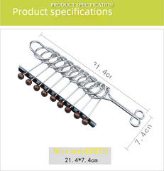 9-Link Large 22cm Detachable Locking Ring Puzzle Toy for Adults and Children, Manufacturer Direct Sale