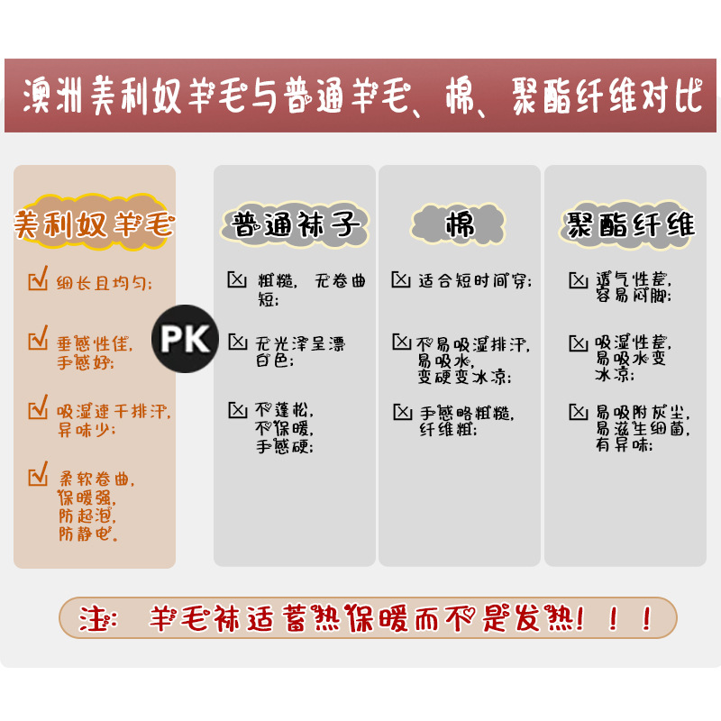 R-BAO al aire libre calcetines hombres y mujeres mernu calcetines de lana invierno espesado cálido esquí senderismo calcetines