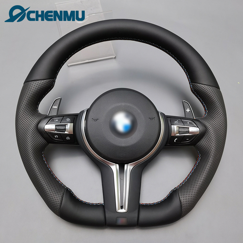 Modified Flat Bottom Sport Steering Wheel for BMW 1 2 3 4 5 6 7 Series X1 2 3 4 5 6 F10 F30 F35 F15