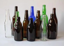 新款棕色啤酒瓶330ml透明汽水瓶小飲料瓶500ml帶蓋玻璃啤酒瓶批發