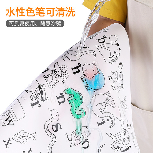 40*30 children's placemat infant and toddler painting graffiti mat insulated dining table mat student first grade eating placemat