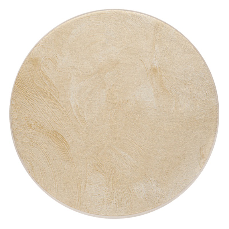 Alfombra redonda dormitorio peine tocador taburete estera antideslizante silla de estudio estera alfombra de piso silla giratoria de escritorio estera manta de noche